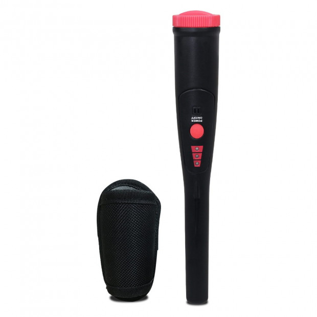 Pinpointer Metal Detector with waterproof tip - Black
