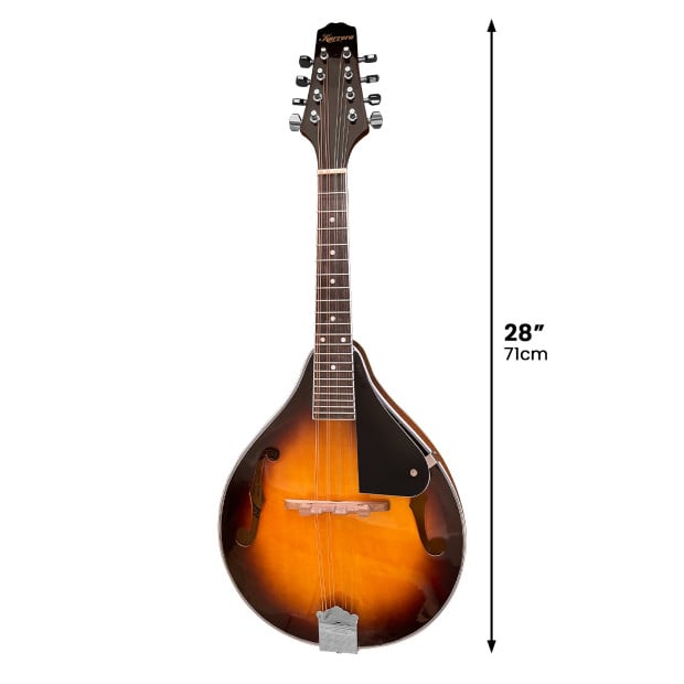 Karrera Traditional Mandolin - Sunburst Image 5