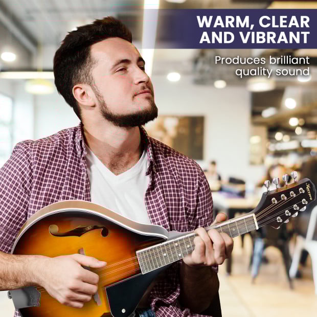 Karrera Traditional Mandolin - Sunburst Image 9