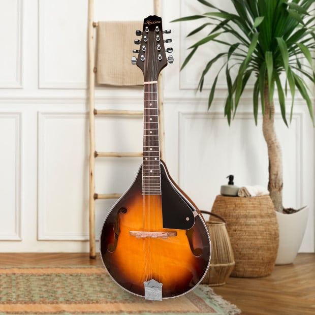 Karrera Traditional Mandolin - Sunburst Image 8