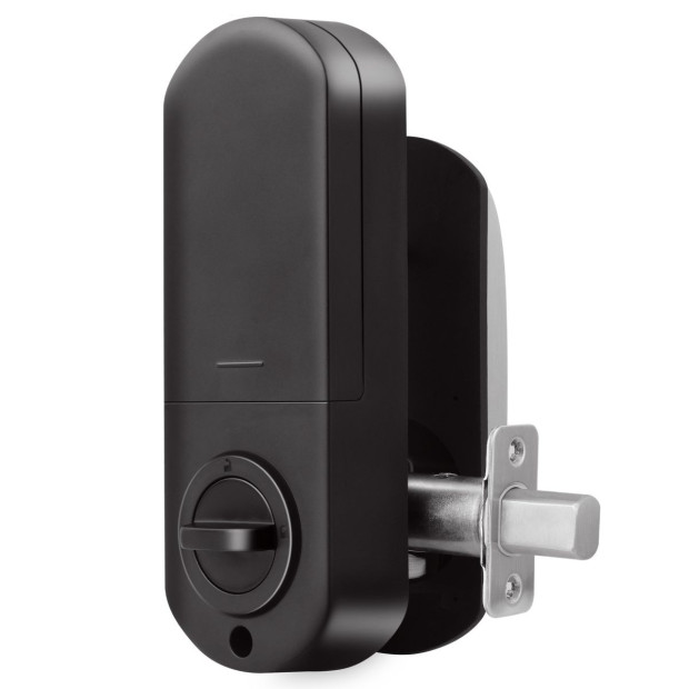 MEC Digital Motorised Smart Lock 20 User Codes Auto-Lock Backlit Keypad - Chrome Image 4