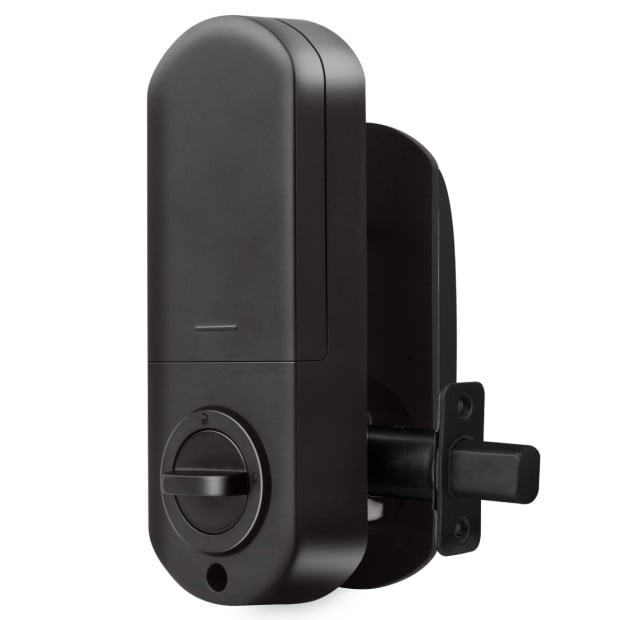 MEC Digital Motorised Smart Lock 20 User Codes Auto-Lock Backlit Keypad - Matte Black Image 4