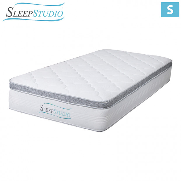 Memory Foam Euro Top Spring Bed Mattress - Single