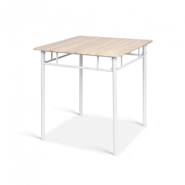 3 Piece Dining Table Chair Set - Natural Image 3