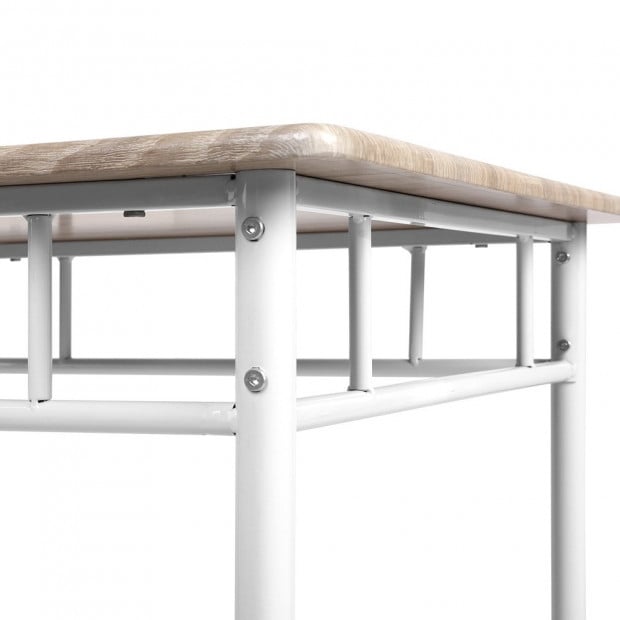 3 Piece Dining Table Chair Set - Natural Image 5