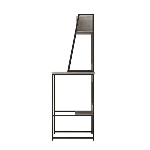Computer Desk Office Desks Study Table Grey Bookshelf Storage Image 4