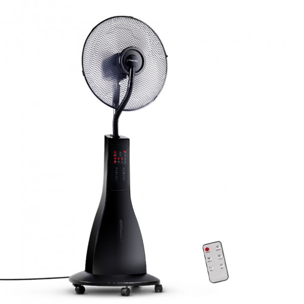 Portable Miting Fan with Remote Control - Black