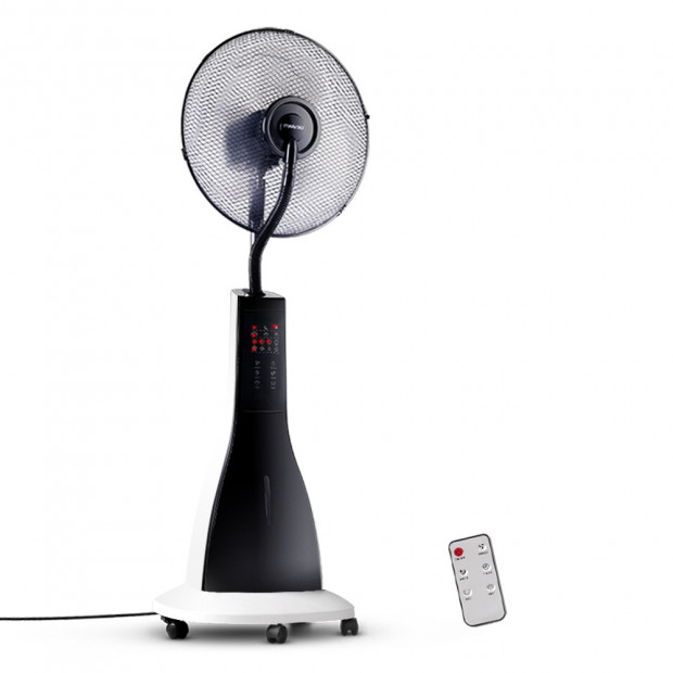 Portable Miting Fan with Remote Control - White