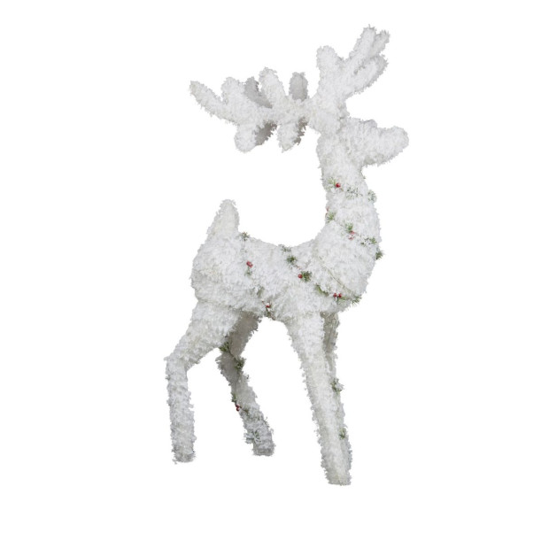 120cm Snowy Christmas Reindeer with Lights Image 2