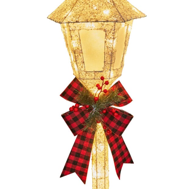 Christmas Lamp Post with Lights - Indoor/Outdoor 150cm Image 3