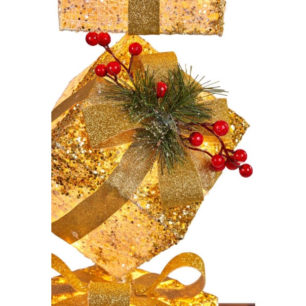 Christmas Present Display Stack with Light 63cm Image 3