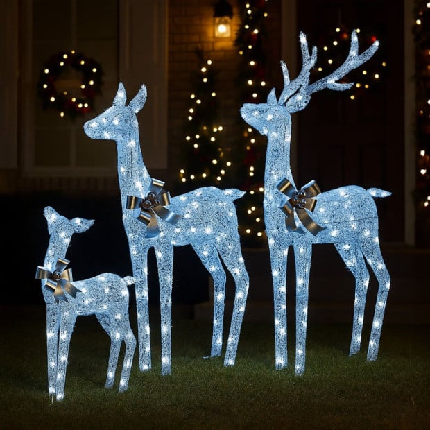 Christabelle Christmas Reindeer Display Set of 3 Indoor and Outdoor Decoration Image 7