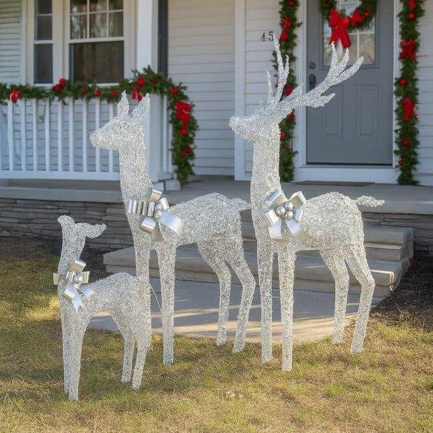 Christabelle Christmas Reindeer Display Set of 3 Indoor and Outdoor Decoration Image 8