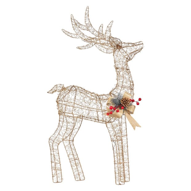 Christabelle Light-Up Christmas Reindeer Display Indoor and Outdoor Use Image 4