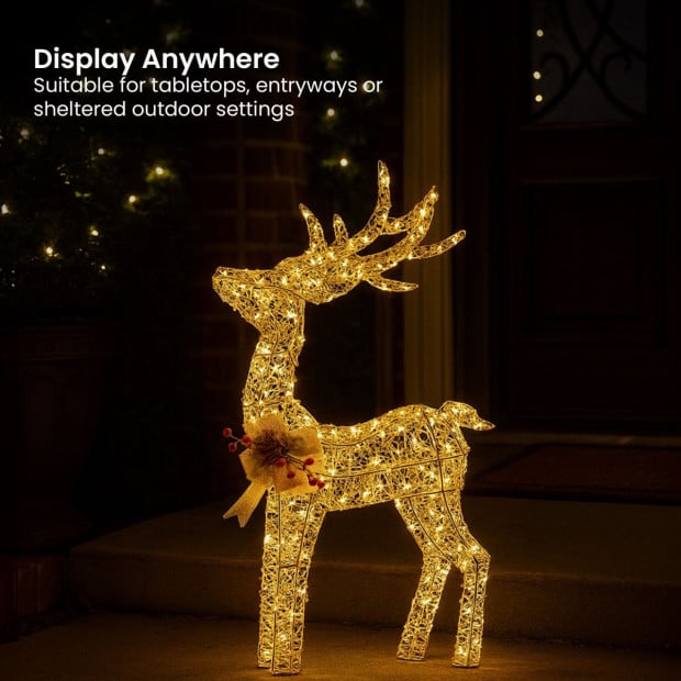 Christabelle Light-Up Christmas Reindeer Display Indoor and Outdoor Use Image 6