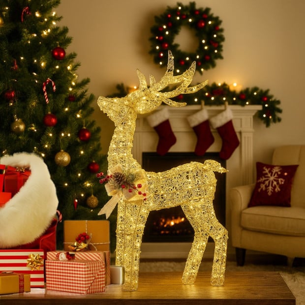 Christabelle Light-Up Christmas Reindeer Display Indoor and Outdoor Use Image 7