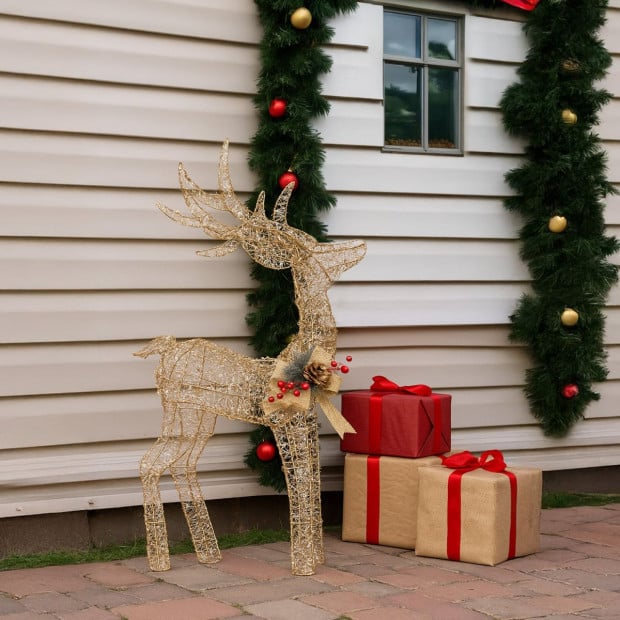 Christabelle Light-Up Christmas Reindeer Display Indoor and Outdoor Use Image 8