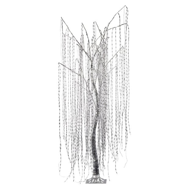 Christabelle Silver Willow 180cm Christmas Tree with LED Lights Image 4