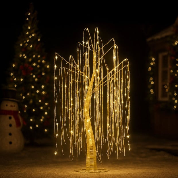 Christabelle Silver Willow 120cm Christmas Tree with LED Lights Image 7