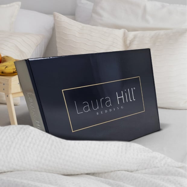 Laura Hill Faux Mink Blanket 800GSM Heavy Double-Sided - Chocolate Image 10