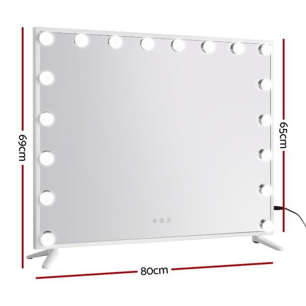 Makeup Mirror with Light LED Hollywood Vanity Dimmable Wall Mirrors Image 2