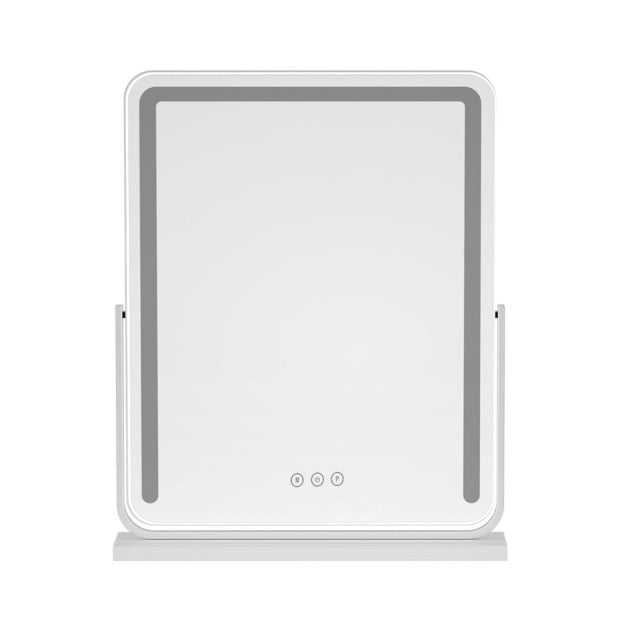 Makeup Mirror With Lights Hollywood Vanity Led Mirrors White 40x50cm Image 3