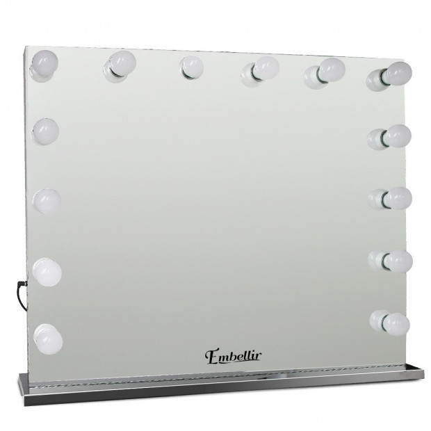 Make Up Mirror Lightweight Frame with LED Lights 65x80cm