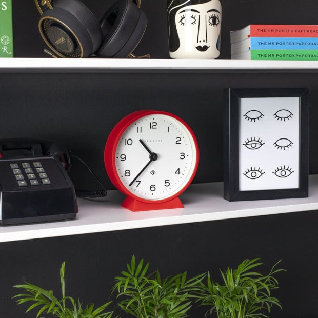 Newgate M Mantel Clock Fire Engine Red Image 3