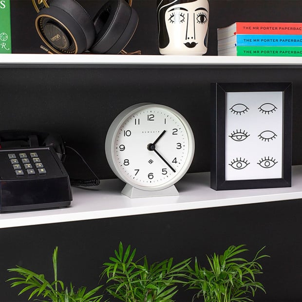 Newgate M Mantel Clock Posh Grey Image 3