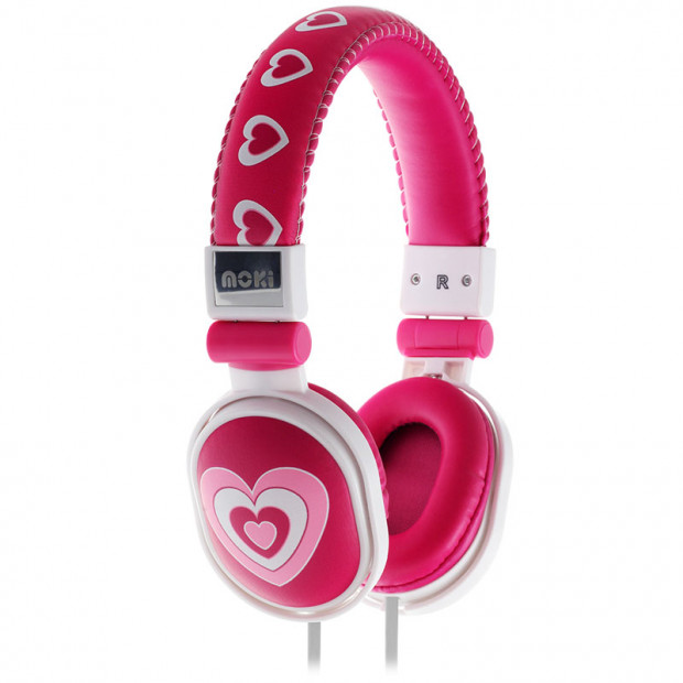 Moki Popper Headphones - Hearts 3
