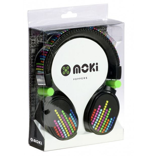 Moki Popper Headphones - Levels Black Image 2