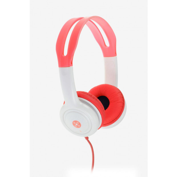 Moki Volume Limited Headphones for Kids - Red