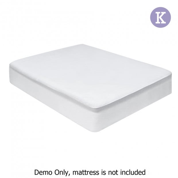 Bedding King Size Waterproof Bamboo Mattress Protector