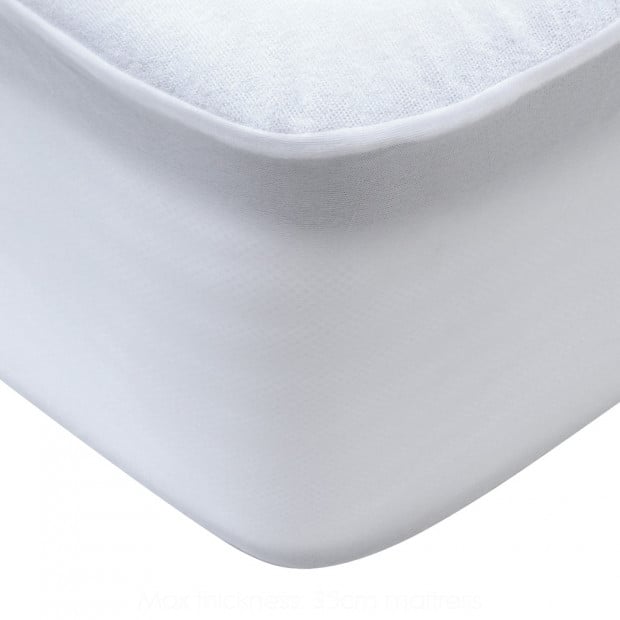 Bedding King Size Waterproof Bamboo Mattress Protector Image 2