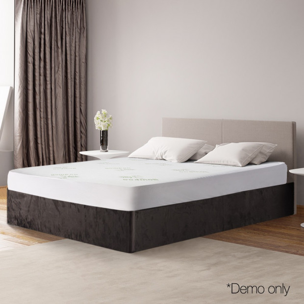 Bedding Bamboo Mattress Protector Queen Bed Image 9