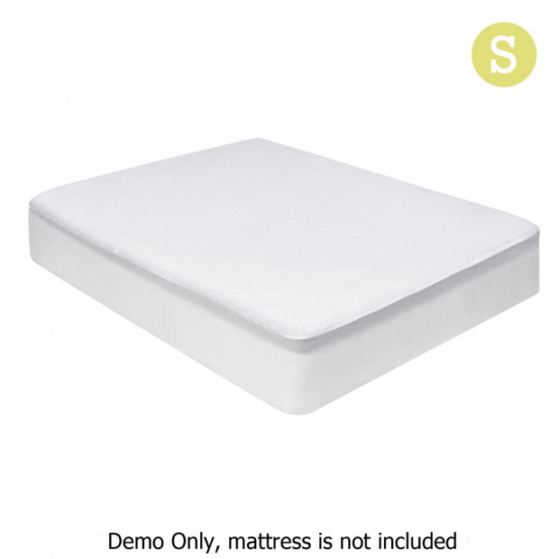 Bedding Single Size Terry Cotton Mattress Protector