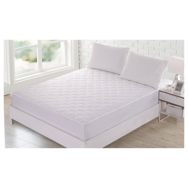 DreamZ Fully Fitted Waterproof Bamboo  Mattress Protector Super King
