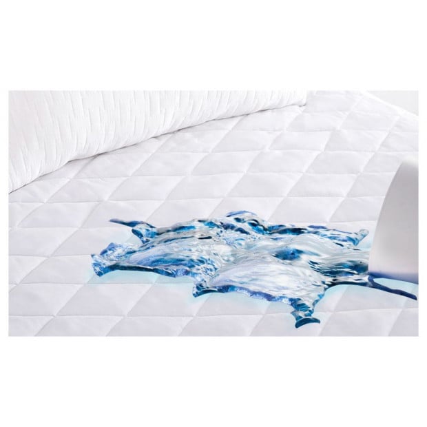 DreamZ Fully Fitted Waterproof Bamboo  Mattress Protector Super King Image 2