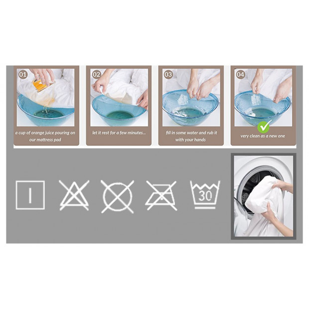 Dreamz Waterproof Bamboo Fibre Mattress Protector In Queen Size Image 6