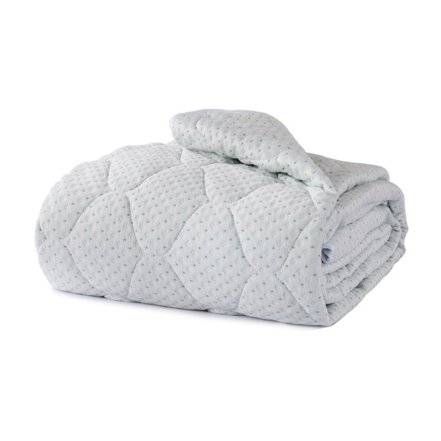 Mattress Protector Topper Bamboo Pillowtop Waterproof Cover King Image 2