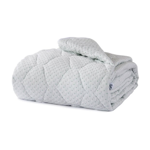 Mattress Protector Bamboo Pillowtop Waterproof Cover King Single Image 2