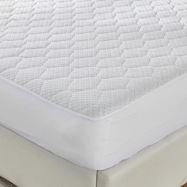 Mattress Protector Bamboo Pillowtop Waterproof Cover King Single Image 7