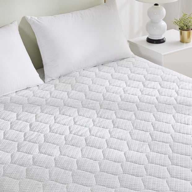 Mattress Protector Bamboo Pillowtop Waterproof Cover King Single Image 8