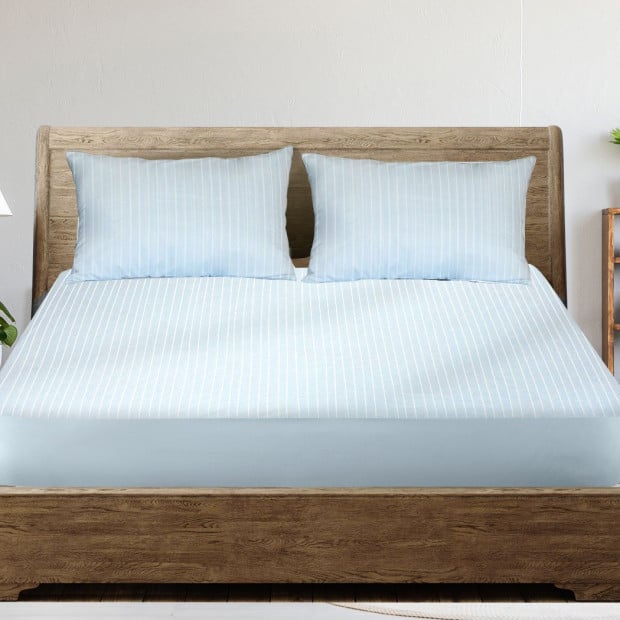 Cotton Terry Towel Waterproof Mattress Protector Fully Zipper Double Image 7