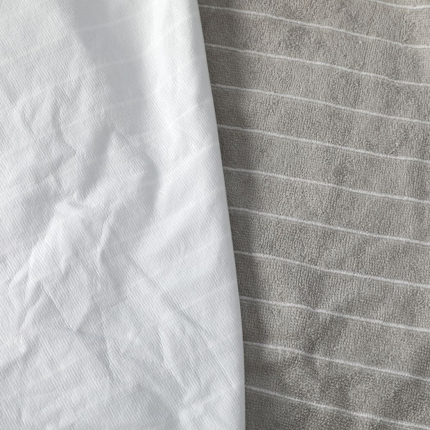 Cotton Terry Towel Waterproof Mattress Protector Grey King Single Image 5