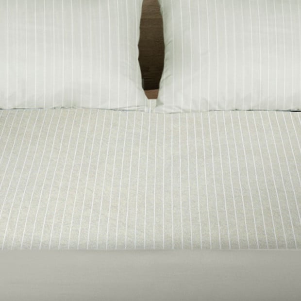 Cotton Terry Towel Waterproof Mattress Protector Cover Grey Queen Image 6