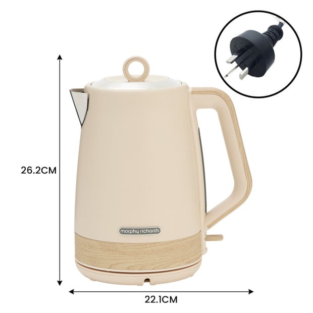 Morphy Richards Essence Scandi Kettle & Toaster Set with 1.7L Kettle 360 Swivel Base Deep Slots and Browning Control Image 6
