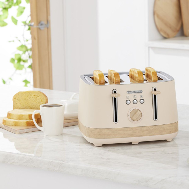 Morphy Richards Essence Scandi Kettle & Toaster Set with 1.7L Kettle 360 Swivel Base Deep Slots and Browning Control Image 9