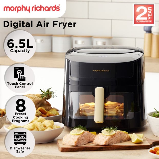 Morphy Richards 6.5L Digital Air Fryer with LED Display MRAF72BK