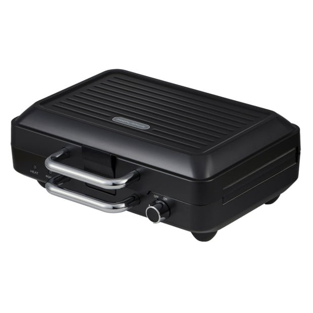 Morphy Richards Titanium Multipress Jaffle Panini Waffle Pie Maker MREMP4TNM Image 2